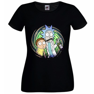 Дамска тениска RICK AND MOTRY - FUNNY ART